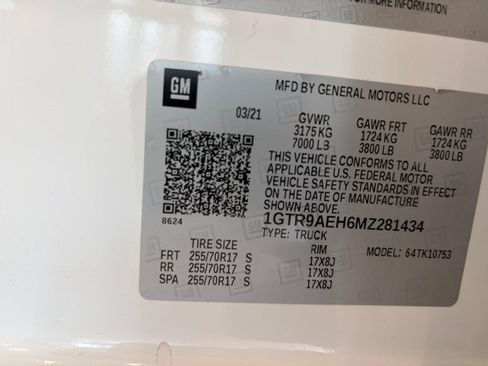 Used 2021 GMC Sierra 1500 4x4 Double Cab w/ Fleet Convenience Package image 27