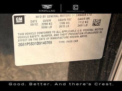 Used 2013 Cadillac XTS Luxury w/ Driver Awareness Package FWD image 26