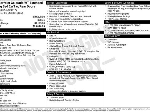 Used 2020 Chevrolet Colorado W/T image 33