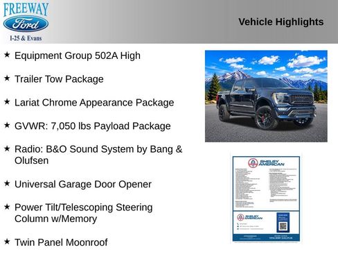 Used 2022 Ford F150 Lariat w/ Equipment Group 502A High AWD/4WD image 2
