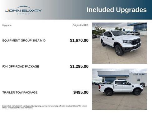 Used 2020 Ford Ranger XLT w/ Equipment Group 301A Mid AWD/4WD image 5