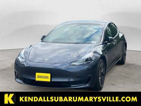 Used 2021 Tesla Model 3 Long Range AWD/4WD image 1