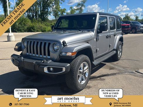 Used 2020 Jeep Wrangler Unlimited Sahara AWD/4WD image 1