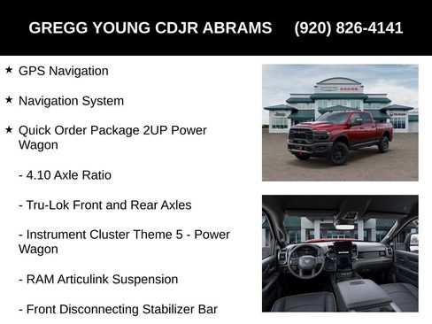 New 2026 RAM 2500 Power Wagon AWD/4WD image 7