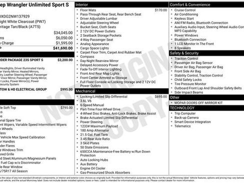 Used 2022 Jeep Wrangler Unlimited Sport image 36