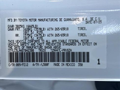 New 2025 Toyota Tacoma TRD Sport image 20