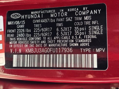 Used 2015 Hyundai Tucson SE image 32