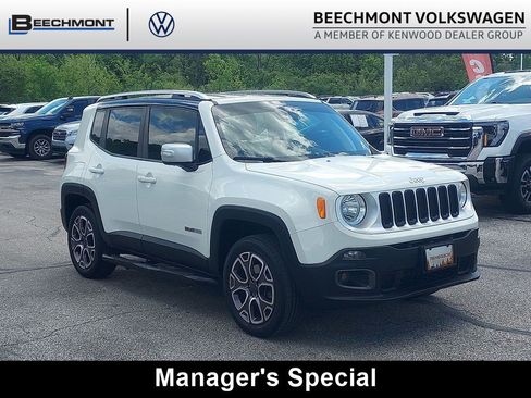 Used 2018 Jeep Renegade Limited w/ UConnect 8.4 Nav Group AWD/4WD image 1