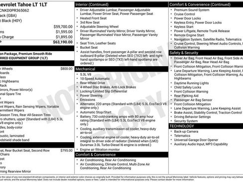 Used 2023 Chevrolet Tahoe LT RWD image 6