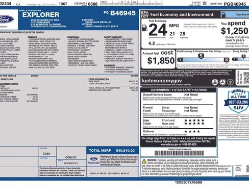 Used 2023 Ford Explorer XLT RWD image 1