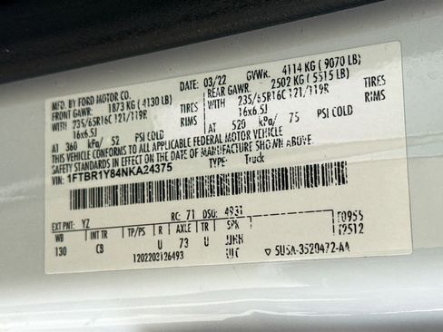 Used 2022 Ford Transit 250 Low Roof w/ Exterior Upgrade Package image 36