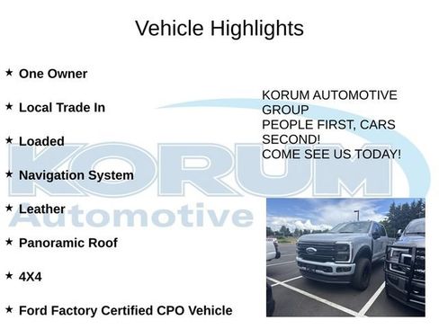 Used 2025 Ford F350 Platinum w/ FX4 Off-Road Package AWD/4WD image 4