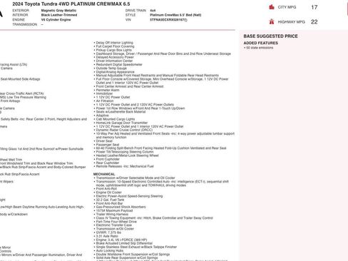 Used 2024 Toyota Tundra Platinum image 9