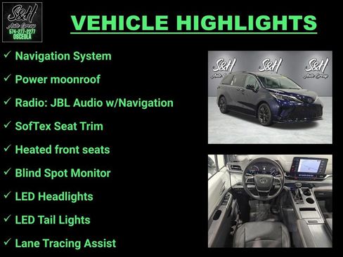 Used 2024 Toyota Sienna XSE w/ XSE Plus Package AWD/4WD image 3