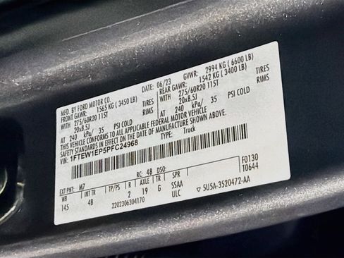 Used 2023 Ford F150 XLT w/ Equipment Group 302A High AWD/4WD image 12