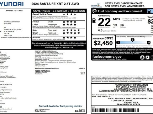 Used 2024 Hyundai Santa Fe XRT image 18