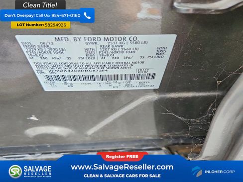 Used 2013 Ford Edge SEL AWD/4WD image 17