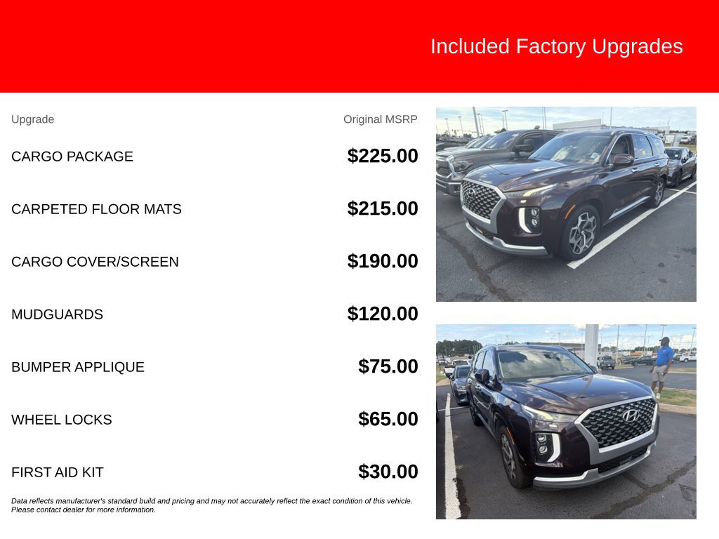 Used 2021 Hyundai Palisade Calligraphy w/ Cargo Package FWD image 5