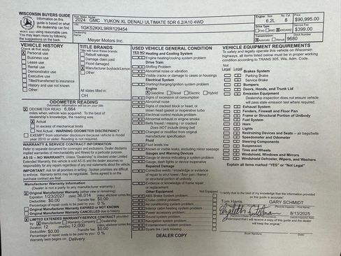 Used 2024 GMC Yukon XL Denali Ultimate image 34