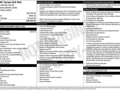 Used 2024 GMC Terrain SLE image 39