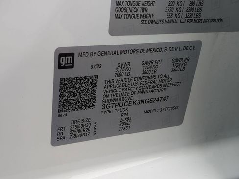 Used 2022 GMC Sierra 1500 Elevation AWD/4WD image 35