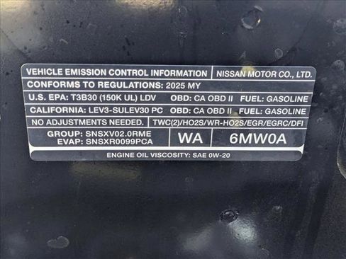 Used 2025 Nissan Sentra SV image 25