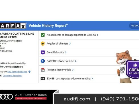 Used 2023 Audi A4 2.0T Premium w/ Convenience Package image 2