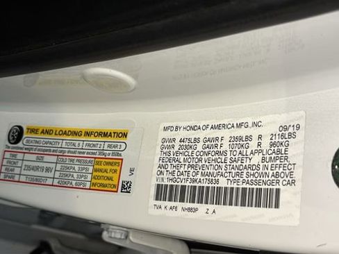 Used 2019 Honda Accord Sport image 33