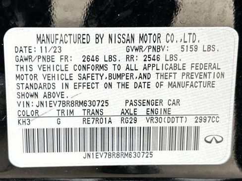 Used 2024 INFINITI Q50 Luxe w/ Cargo Package AWD/4WD image 35