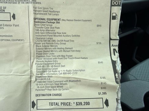 Used 2017 RAM 2500 Tradesman w/ Snow Chief Group image 35