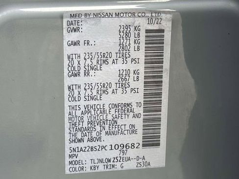 Used 2023 Nissan Murano SV w/ SV Midnight Edition Package image 26