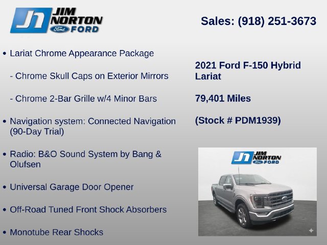 Used 2021 Ford F150 Lariat w/ Equipment Group 502A High AWD/4WD image 17