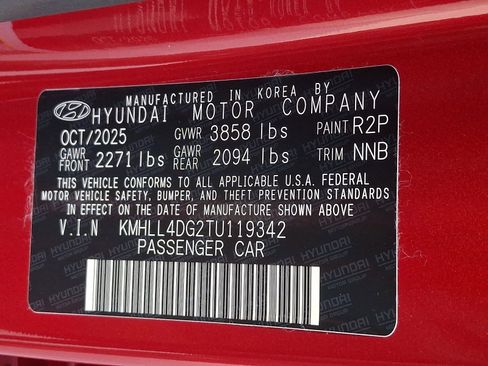 New 2026 Hyundai Elantra SE w/ Cargo Package image 10