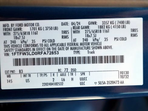 Used 2024 Ford F150 XLT w/ Mobile Office Package image 39