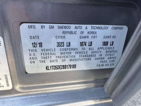 Used 2011 Chevrolet Aveo LT FWD image 29