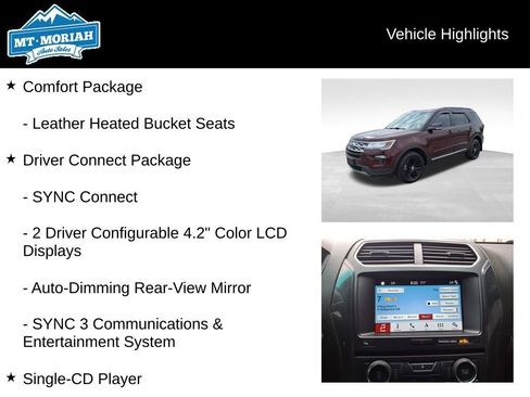 Used 2018 Ford Explorer XLT w/ Equipment Group 202A image 12