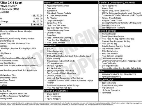 Used 2020 MAZDA CX-5 Sport image 5