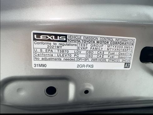 Used 2021 Lexus IS 350 F Sport w/ Accessory Package 2 AWD/4WD image 44