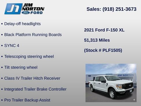 Used 2021 Ford F150 XL w/ Trailer Tow Package AWD/4WD image 31