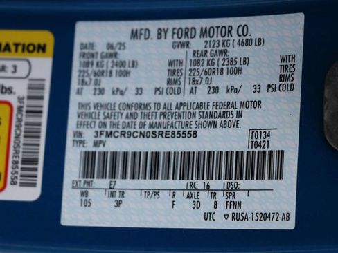 Used 2025 Ford Bronco Sport Outer Banks w/ Outer Banks Tech Package+ AWD/4WD image 32