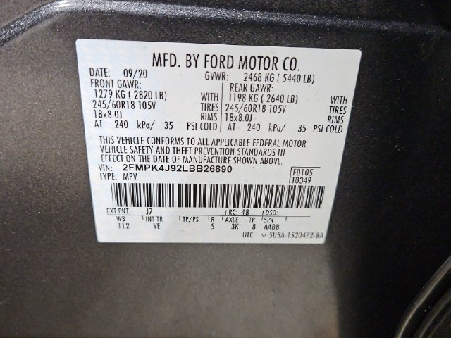 Used 2020 Ford Edge SEL w/ Convenience Package AWD/4WD image 39