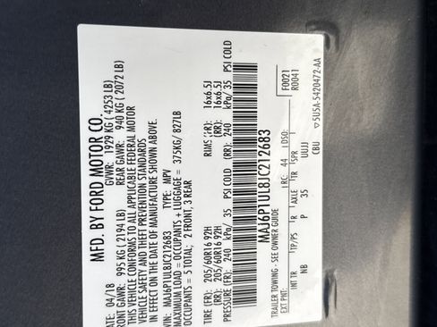 Used 2018 Ford EcoSport SE AWD/4WD image 30