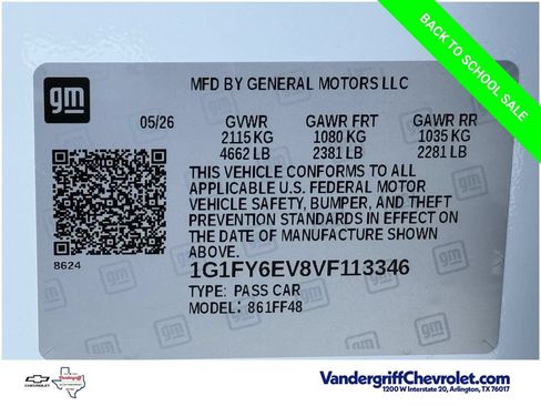 New 2027 Chevrolet Bolt LT FWD image 22