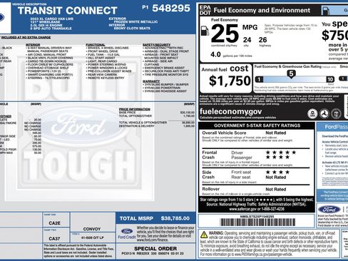 Used 2023 Ford Transit Connect XL FWD image 3
