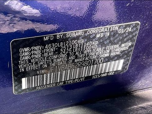 Used 2024 Subaru WRX AWD/4WD image 35
