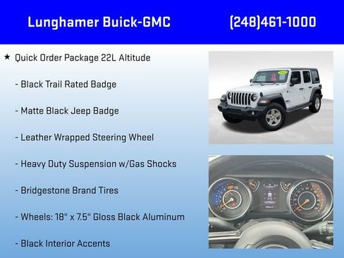 Used 2022 Jeep Wrangler Unlimited Sport AWD/4WD image 18