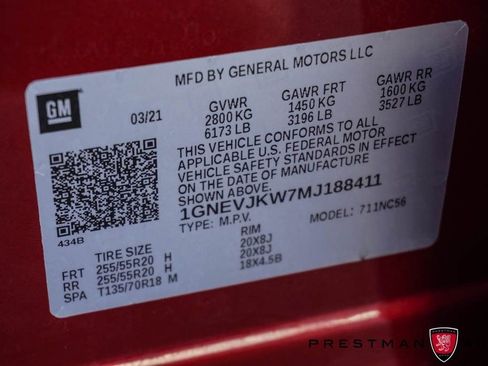 Used 2021 Chevrolet Traverse RS image 30