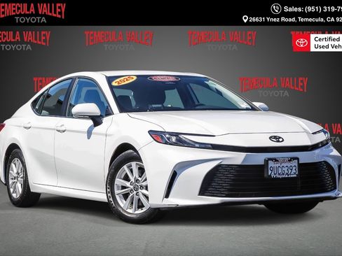 Certified 2025 Toyota Camry LE FWD image 1