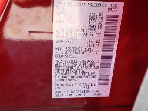 Used 2023 INFINITI QX60 Sensory w/ Cargo Package image 32