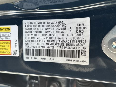 Used 2025 Honda Civic LX image 35